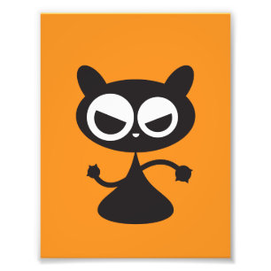 Black Cat-foto Foto Afdruk