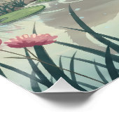  Black Cat & Frogs Perfect Poster (Hoek)