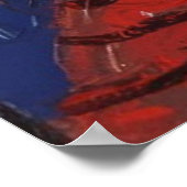 Black Cat Full Moon Rooftop Poster (Hoek)