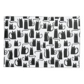 Black Cat Fun Kussensloop (Achterkant-Links)