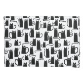 Black Cat Fun Kussensloop (Voorkant-Links)