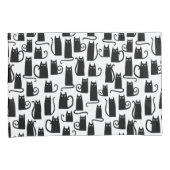 Black Cat Fun Kussensloop (Voorkant-Rechts)