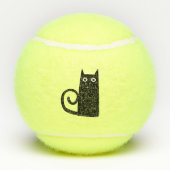Black Cat Fun Tennisballen (Achterkant)