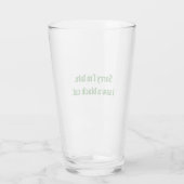 Black Cat Funny Glas (Achterkant)