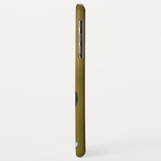 BLACK CAT geel Case-Mate iPhone Case (Achterkant/links)