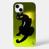 BLACK CAT geel Case-Mate iPhone Case (Achterkant)
