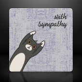 Black Cat gepersonaliseerde sympathie Kaart