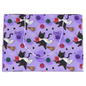 Black Cat Ghost Pattern – Schattigee katten in kos Groot Cadeauzakje (Voorkant)