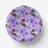 Black Cat Ghost Pattern – Schattigee katten in kos Papieren Kommen (Voorkant)