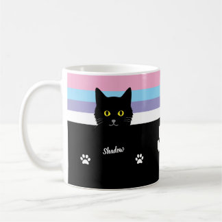 Black Cat Gift Mug for Cat Lovers - Many Colors  Koffiemok