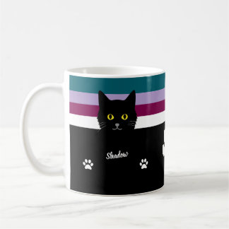 Black Cat Gift Mug for Cat Lovers - Many Colors  Koffiemok