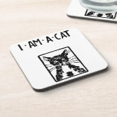 Black Cat Gifts Bier Onderzetter (Linkerzijde)