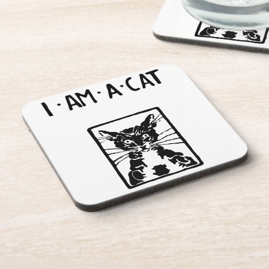 Black Cat Gifts Bier Onderzetter (Linkerzijde)