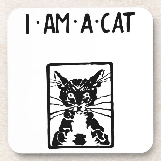 Black Cat Gifts Bier Onderzetter (Voorkant)