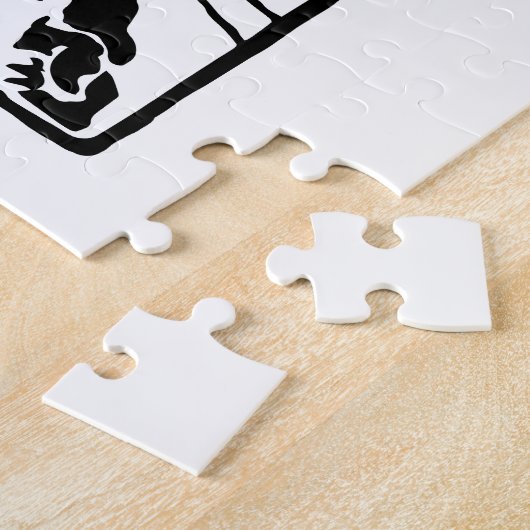 Black Cat Gifts Legpuzzel (Zijkant)