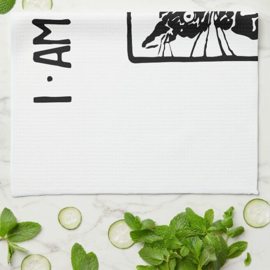 Black Cat Gifts Theedoek (Gevouwen)