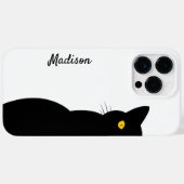 BLACK CAT Golden Eyes  Case-Mate iPhone Case (Achterkant (horizontaal))