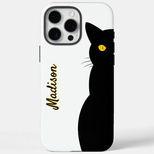 BLACK CAT Golden Eyes  Case-Mate iPhone Case (Achterkant)