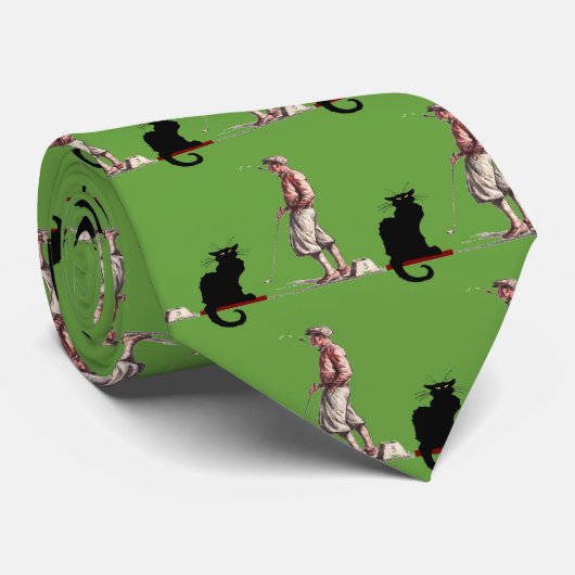 Black Cat Golf, Stropdas (Opgerold)