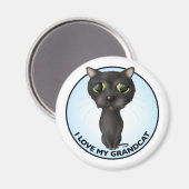 Black Cat - Grandcat Magneet (Voorkant / Achterkant)