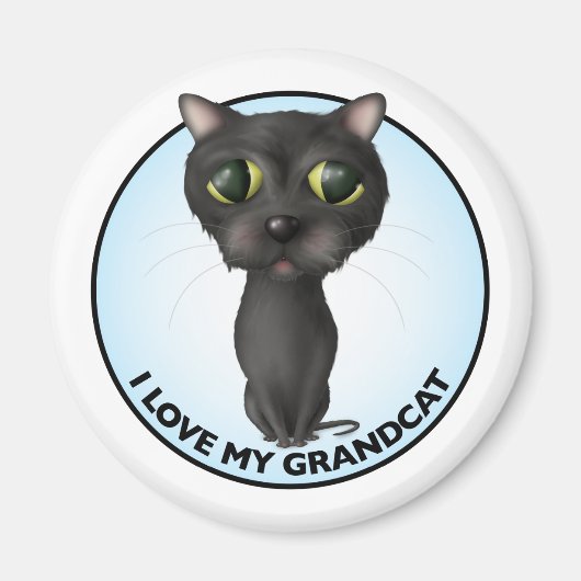 Black Cat - Grandcat Magneet (Voorkant)