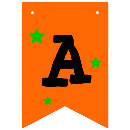 Black Cat Halloween Bunting Banner (Tweede vlag)