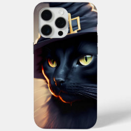 Black Cat Halloween iPhone 15 Pro Max Hoesje