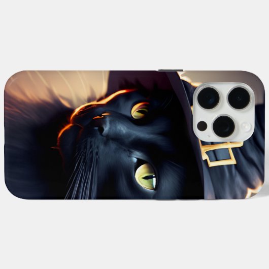 Black Cat Halloween Case-Mate iPhone Case (Achterkant (horizontaal))