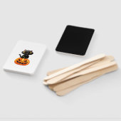 Black Cat Halloween Design � Spooky Pumpkin Art fo Handwaaier (Niet-gemonteerd)