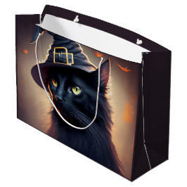Black Cat Halloween Groot Cadeauzakje