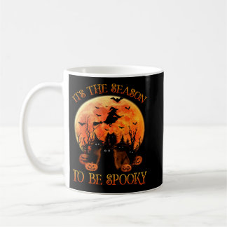 Black Cat Halloween Het is het seizoen van de sple Koffiemok