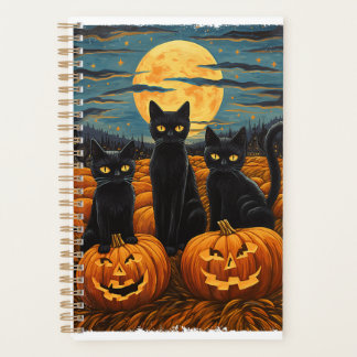 Black Cat Halloween Kat Liefhebbers Sterrennacht K Planner