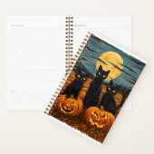 Black Cat Halloween Kat Liefhebbers Sterrennacht K Planner (Display)
