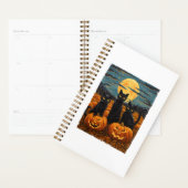 Black Cat Halloween Kat Liefhebbers Sterrennacht K Planner (Display)