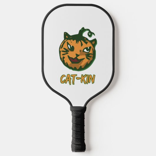Black Cat Halloween kostuums Pickleball Paddle (Voorkant)