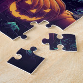 Black Cat Halloween Legpuzzel (Zijkant)