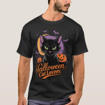 Black Cat Halloween-liefhebbers geïnspireerd op St
