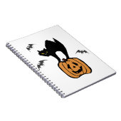 Black Cat Halloween Notitieboek (Rechterzijde)