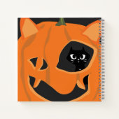 Black Cat Halloween Notitieboek (Achterkant)