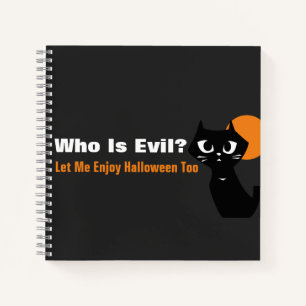 Black Cat Halloween Notitieboek
