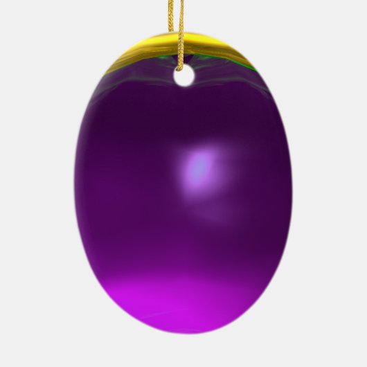 BLACK CAT HALLOWEEN PARTIJ KERAMISCH ORNAMENT (Achterkant)