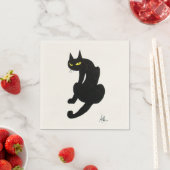 BLACK CAT HALLOWEEN PARTIJ SERVET (Insitu)