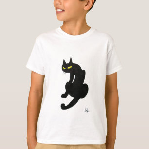 BLACK CAT HALLOWEEN PARTIJ T-SHIRT
