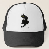 BLACK CAT HALLOWEEN PARTIJ TRUCKER PET (Voorkant)