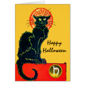 BLACK CAT HALLOWEEN PARTIJMONOGRAM (Voorkant)