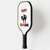 Black Cat Halloween Pompoen Halloween Pickleball Paddle (Links)