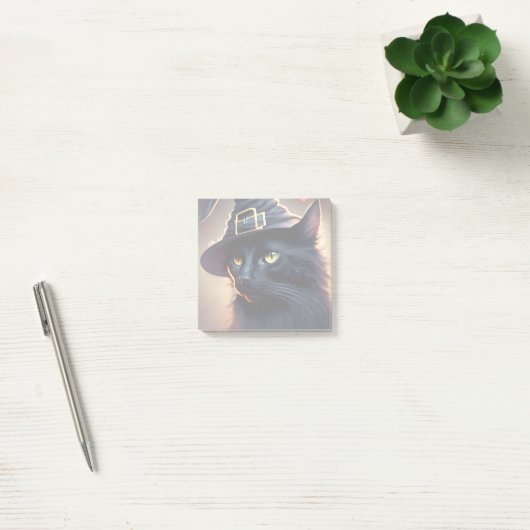 Black Cat Halloween Post-it® Notes (Kantoor)