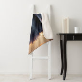 Black Cat Halloween Sherpa Deken (In situ)