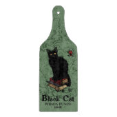Black Cat Halloween Snijplank (Voorkant)