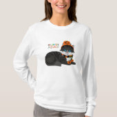 Black Cat Halloween Tee Shirt (Voorkant)